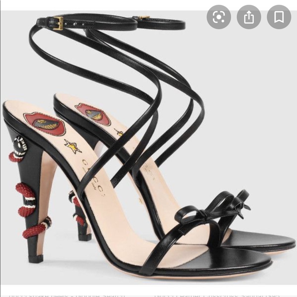 Gucci Snake Heels